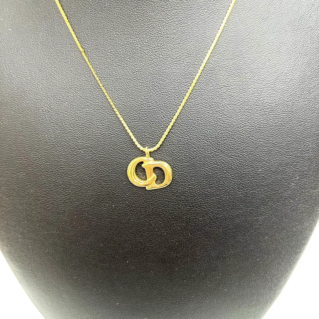 Thumbnail of [T] Christian Dior Gold Color Necklace