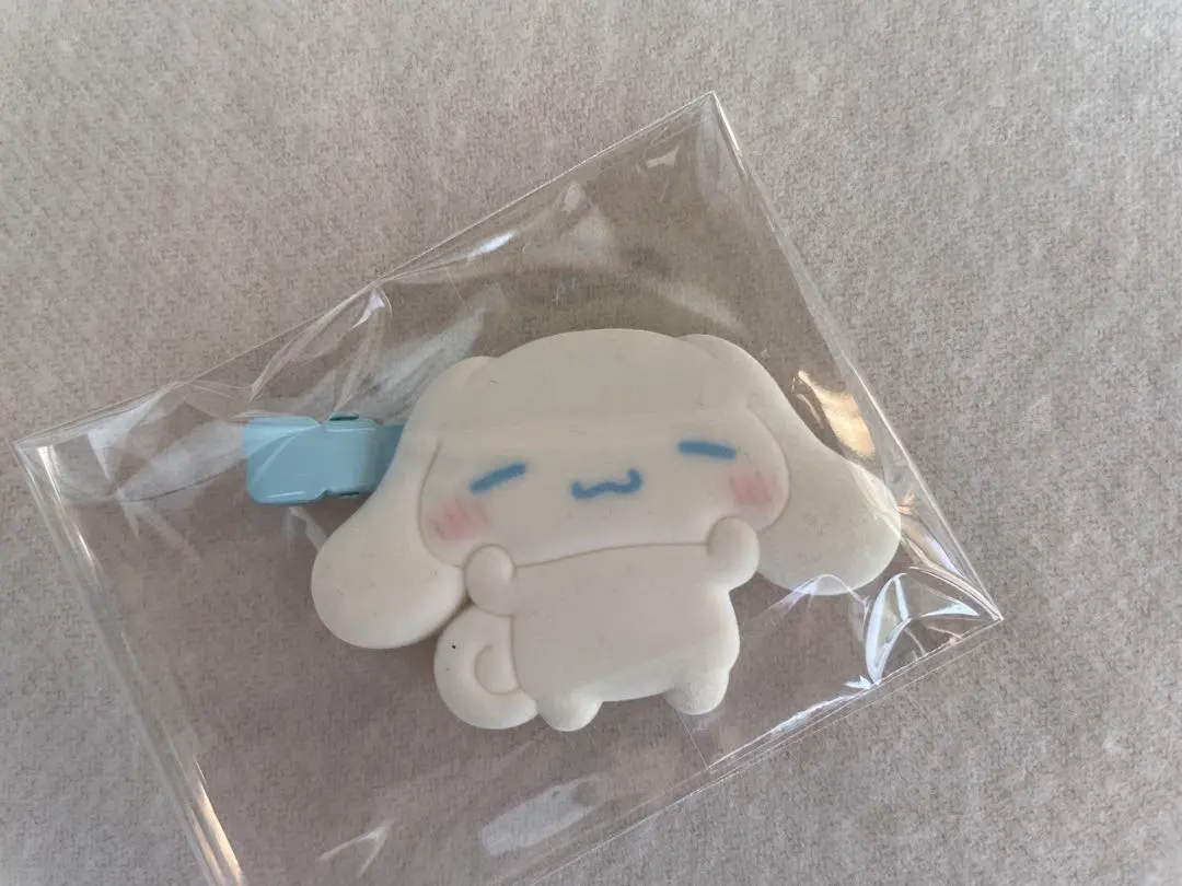 Thumbnail of Sanrio Cinnamoroll Cinnamon Flocky Hair Clip - Random Item