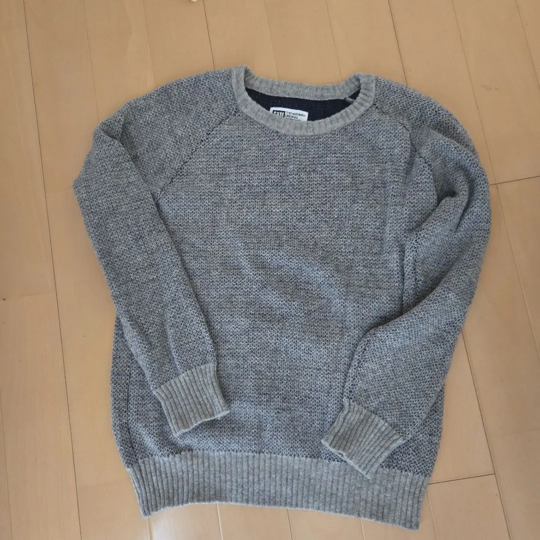Thumbnail of T.H.M Gray-系 Raglan Sweater L