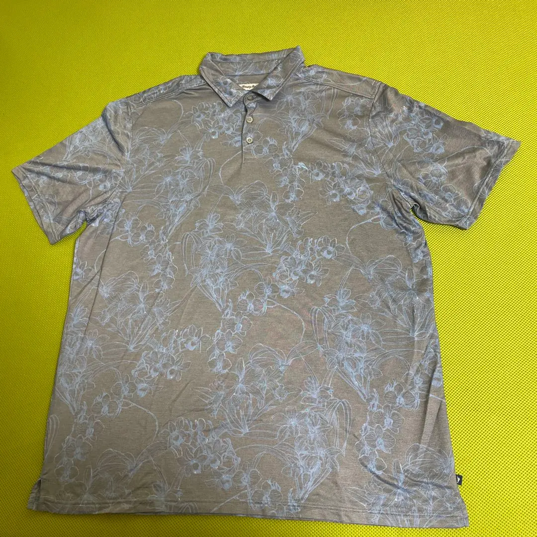 新品未使用！トミーバハマ⭐︎ポロシャツ 90's Tommy Bahama トミーバハマ ポロシャツ アロハ ハワイ Lの