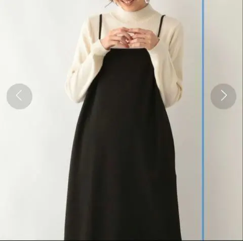 Thumbnail of Excellent Condition: GLOBAL WORK One-Piece Dress - Sugoraku Cut Cami Dress - Black