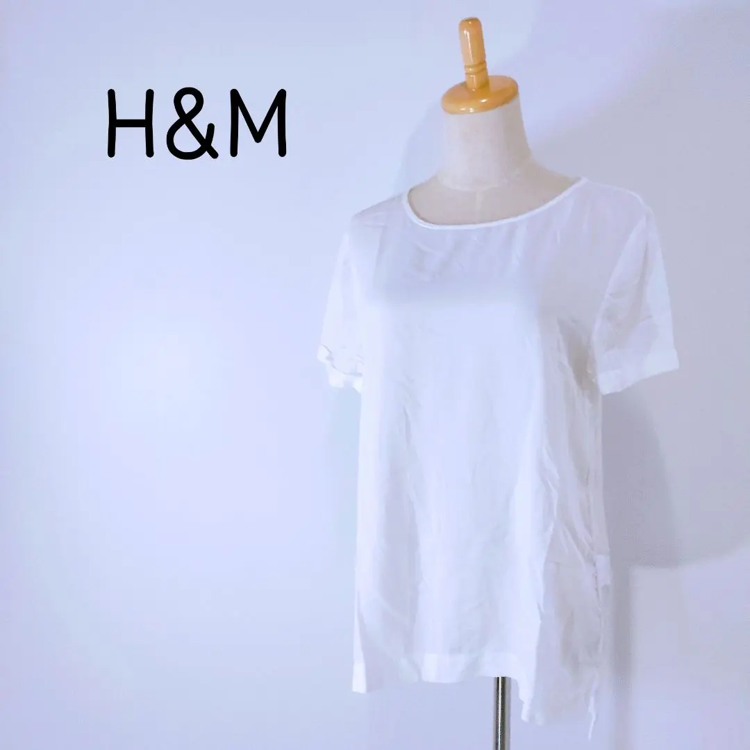 Thumbnail of a0947 H&M L.O.G.G. White Short Sleeve T-shirt EUR38