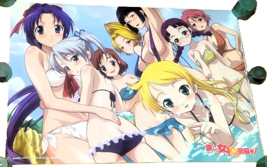 Thumbnail of DVD Mamoru-kun ni Megami no Shukufuku wo! Vol. 2 B2 Poster Pre-order Campaign Bonus