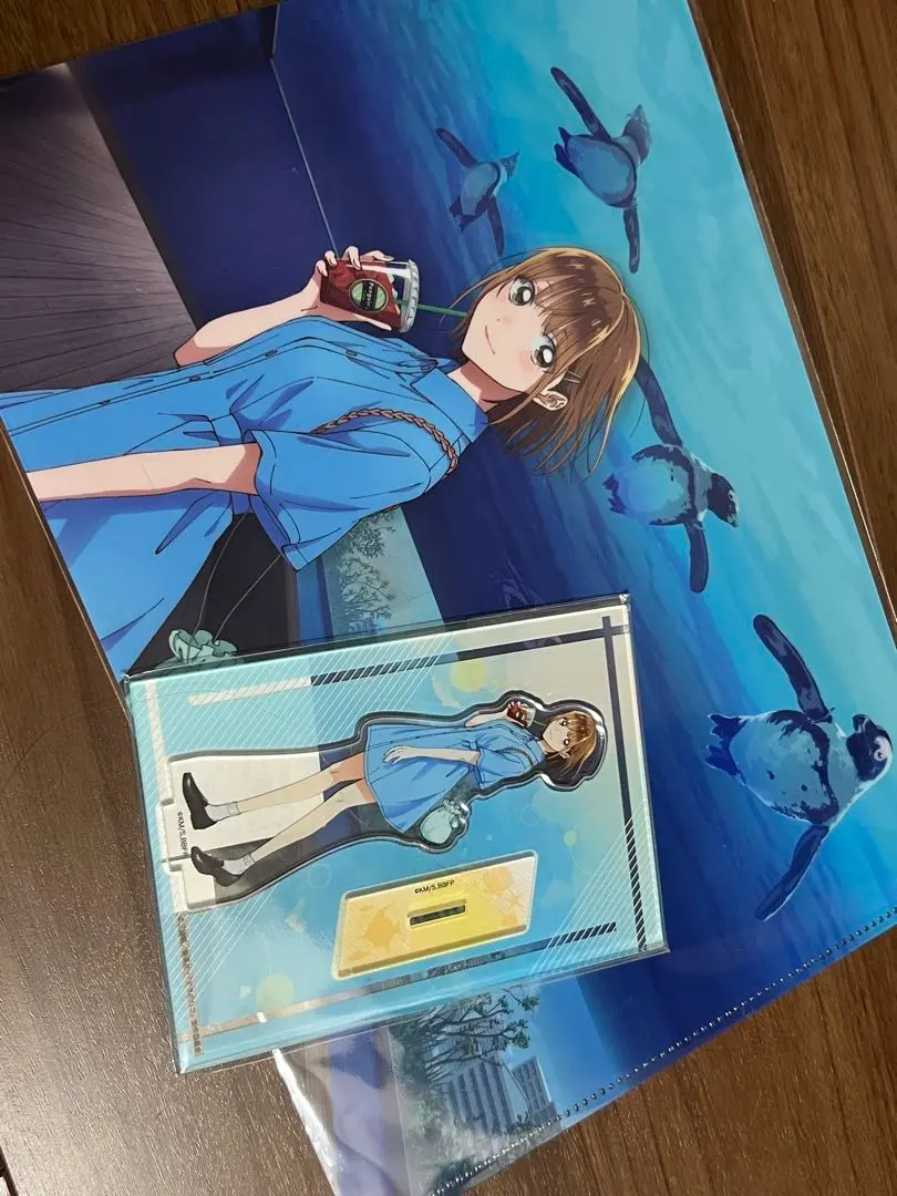 ま*ん様 アオのハコ サンシャイン水族館 鹿野千夏 アクスタ 缶