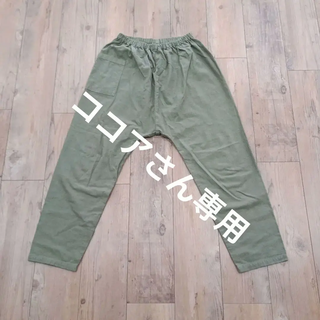 美品 中川政七商店 たっつけパンツ 黄色 Lサイズ@ たっつけパンツ｜衣料品｜中川政七商店 公式サイト