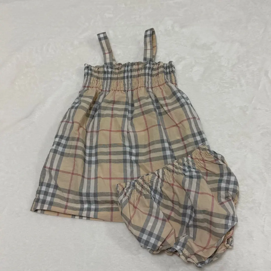 美品 Burberry 吊帶裙 褲子 套裝 諾瓦格紋 的縮圖