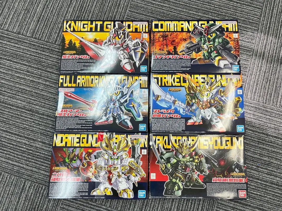 Thumbnail of BB Senshi LEGEND BB Strike Ryubi Gundam & Dark General Set - Total of 6