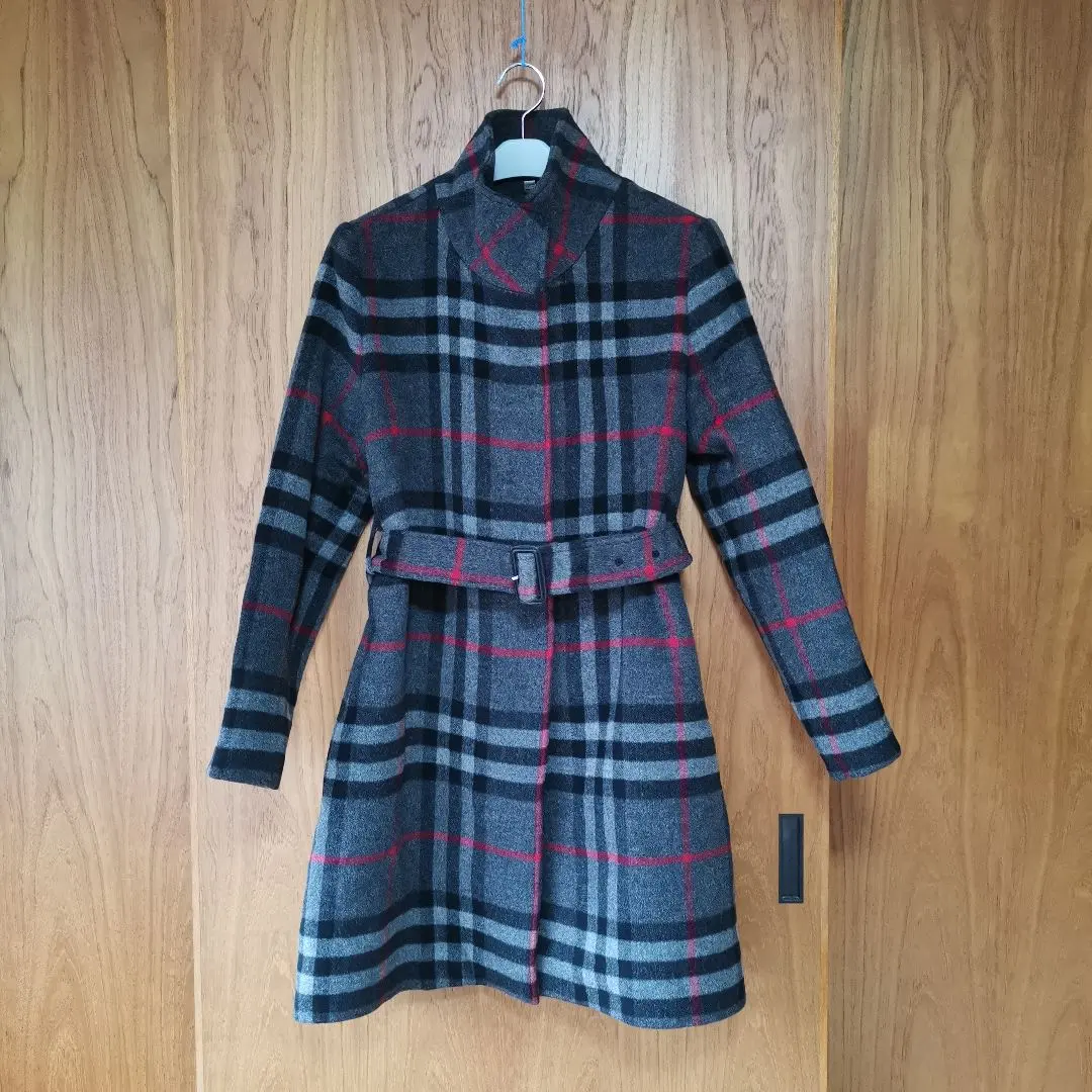 Thumbnail of Excellent Condition ◇ M ◇ Burberry ◇ London Purchase ◇ Medium Coat ◇ Nova Check ◇ 100% Wool