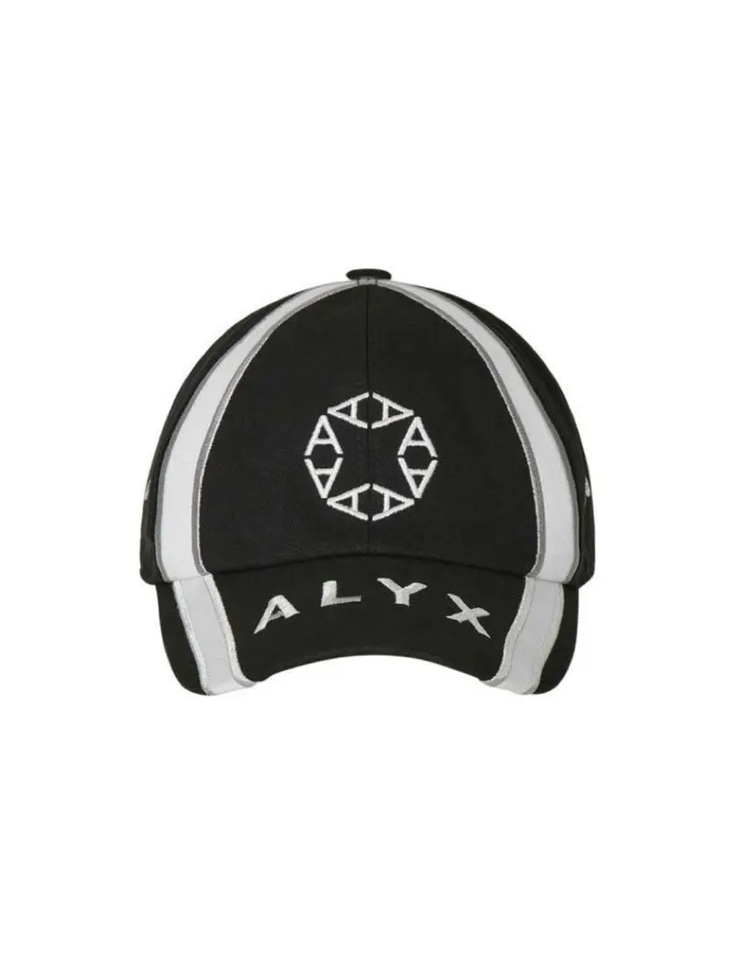 1017 ALYX 9SM パネルハット キャップ【正規品】 1017 ALYX 9SM ロゴ キャップ | ブラック | FARFETCH JP