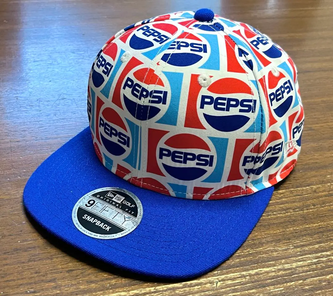 ヴィンテージ　PEPSI　初期デザイン　ベースボールキャップ　ストラップバック ヴィンテージ PEPSI 初期デザイン ベースボールキャップ