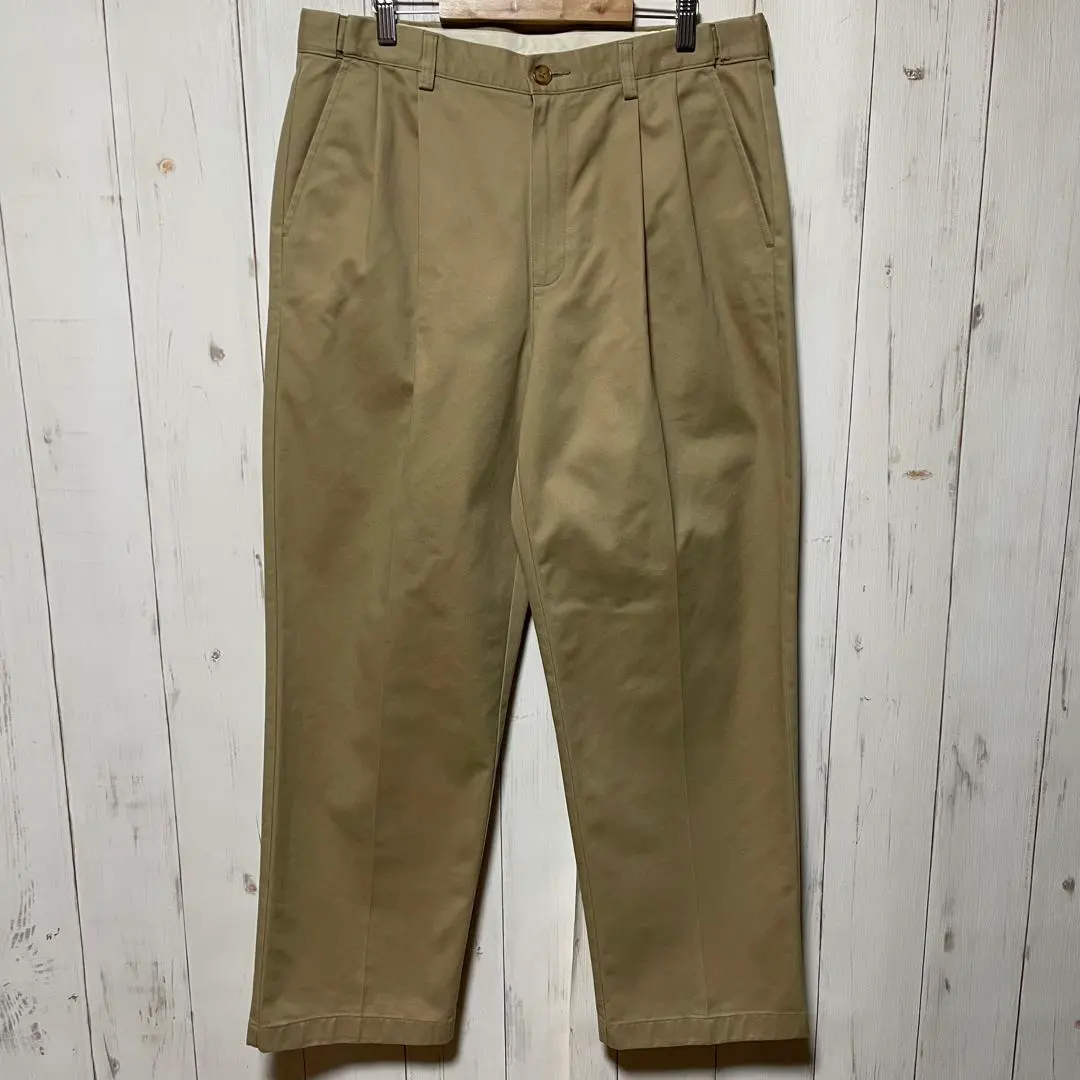 Thumbnail of LLBean Two-Tuck Slacks Pants W34 L29
