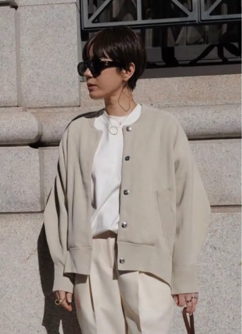machatt マチャット　アモッサニットブルゾン　グリーン m36330646244_1.jpg?1712788113