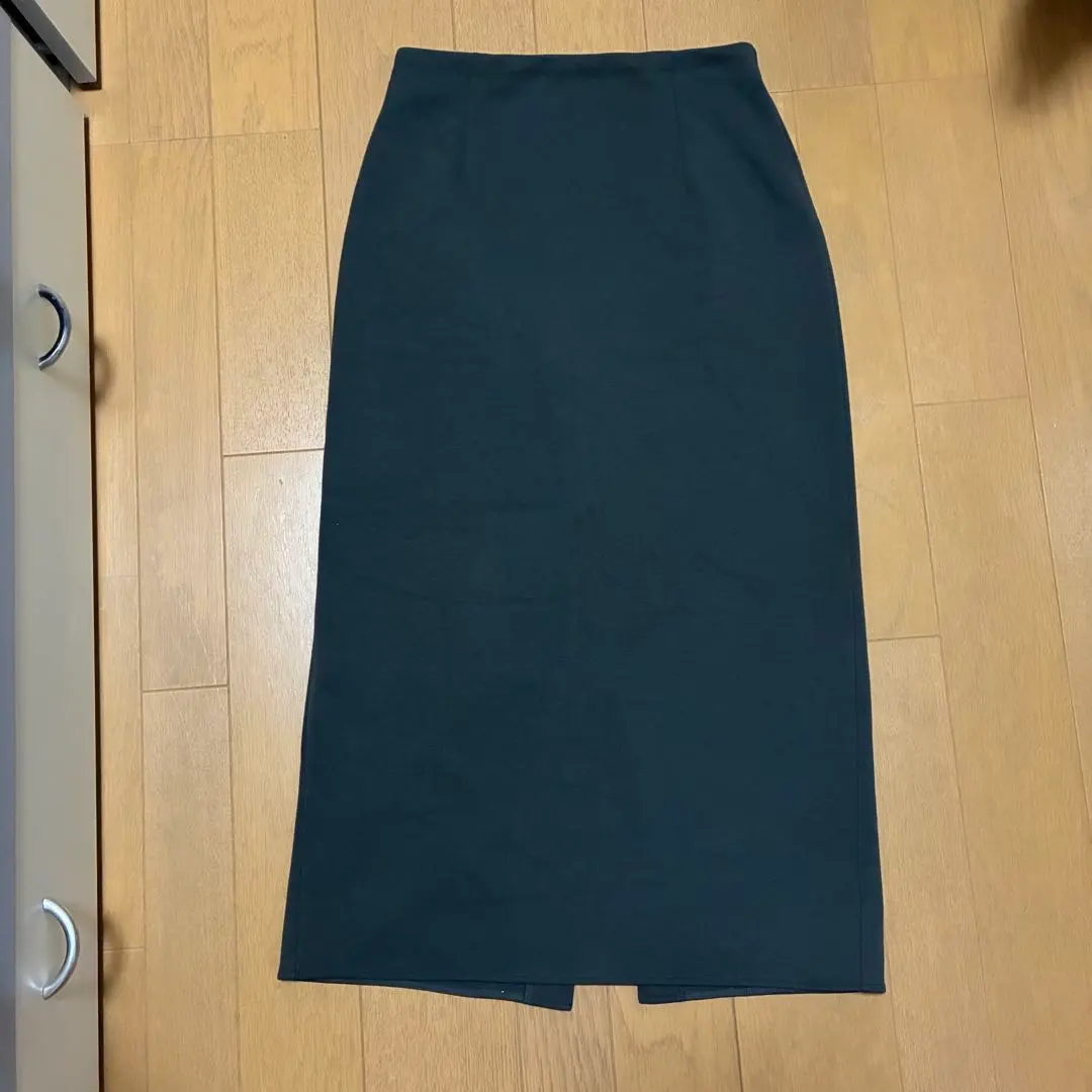 Thumbnail of Uniqlo Dark Gray Tight Skirt - Office Casual