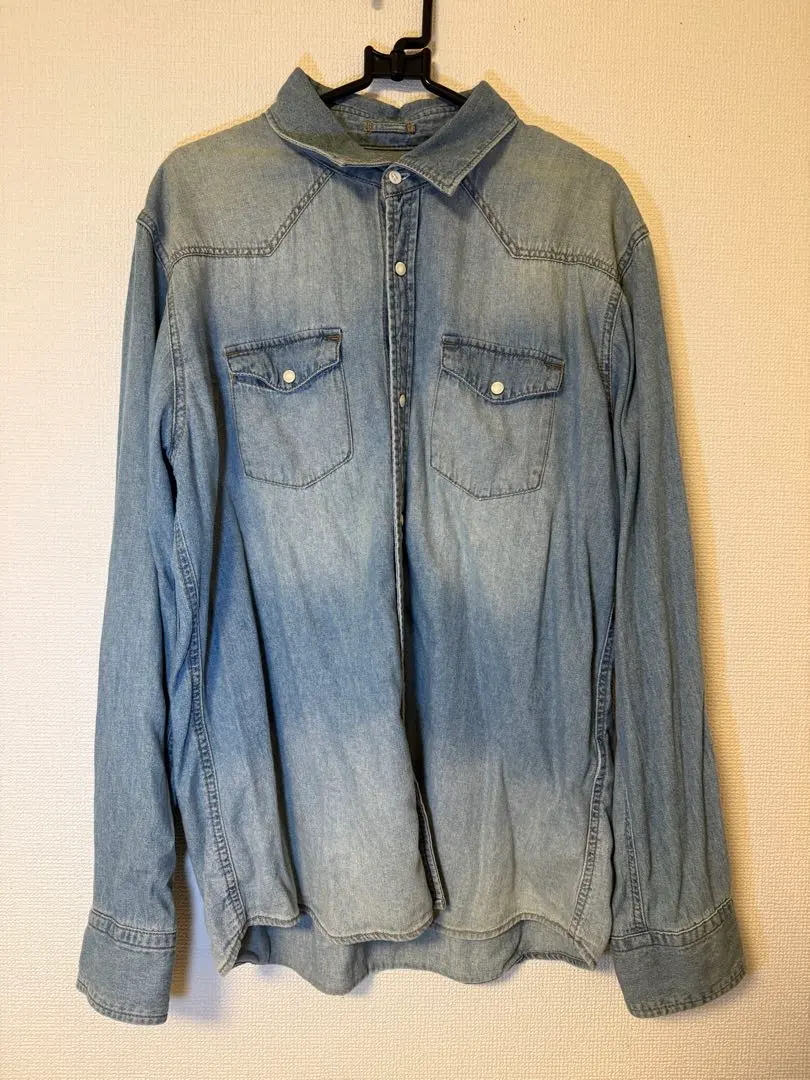 Thumbnail of WEGO Denim Shirt, Size L