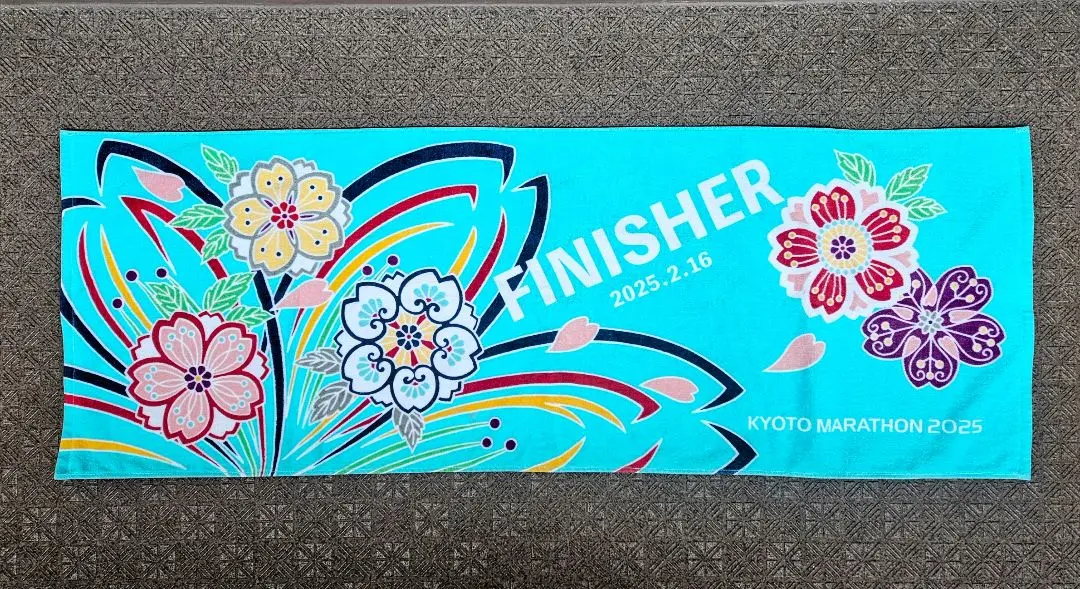 京都マラソン2016 フィニッシャータオル 完走タオル 京都