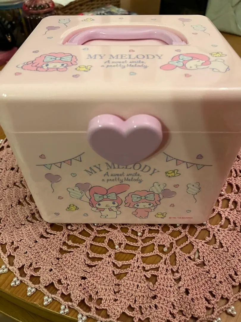 サンリオ - レア❤マイメロ救急箱 サンリオ マイメロディ 救急箱 持ち手付き収納ボックス レア