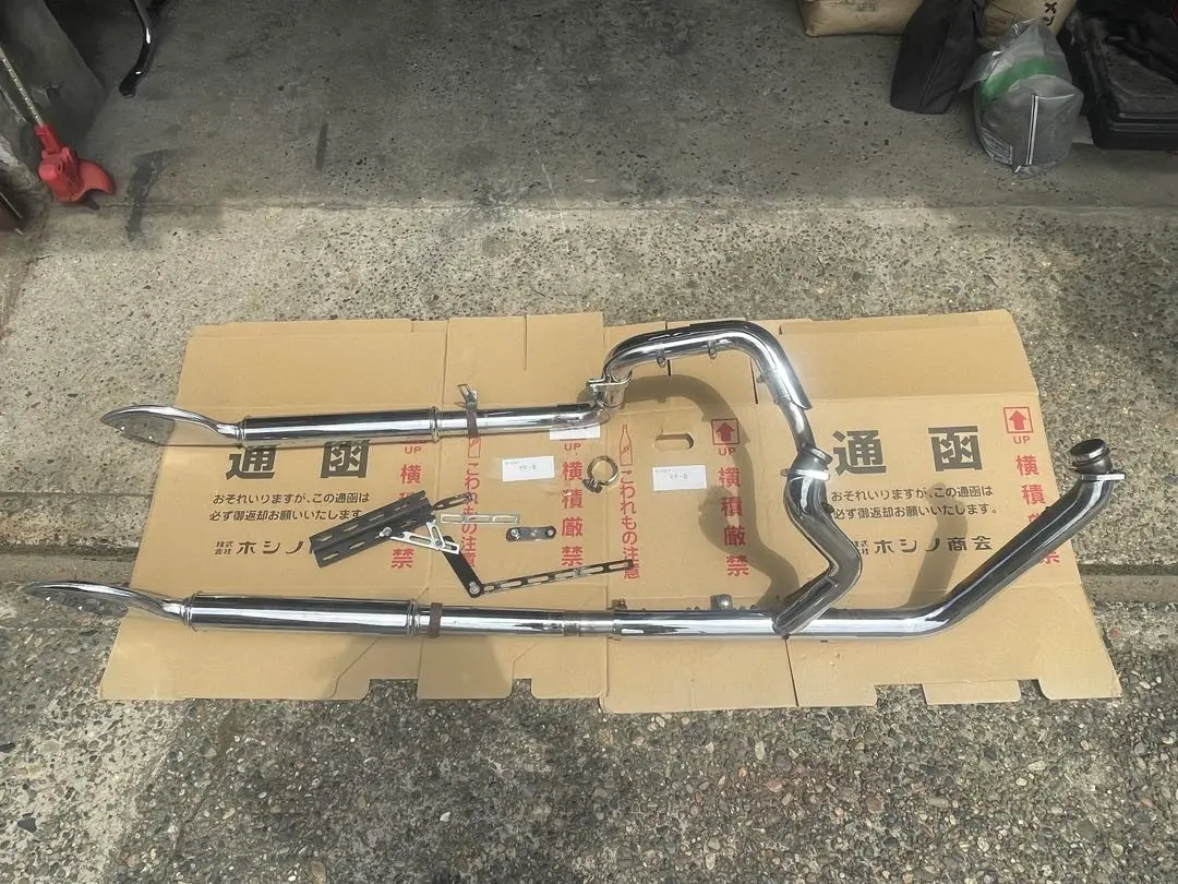 FLSTSC 純正左右出しエキパイ　おまけ付き 2025年最新】Flstc 左右出しの人気アイテム - メルカリ