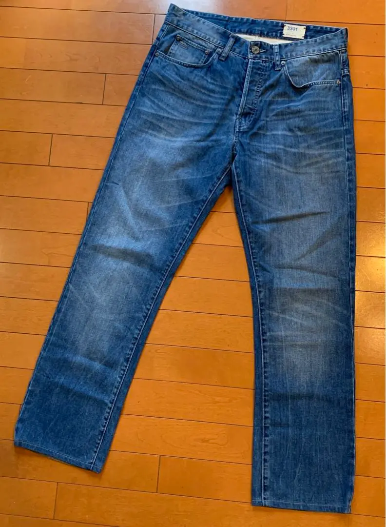 ☆ ARAKA JEANS メンズ ストレート デニム ジーンズ 日本製 30