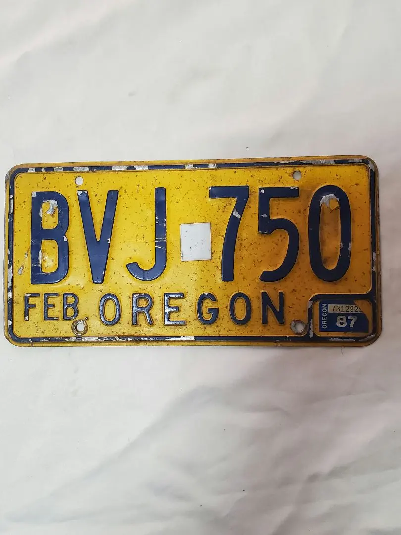FullFast7　オレゴン州 1918年 ナンバープレート FullFast7様専用 オレゴン州 1918年 ナンバープレート