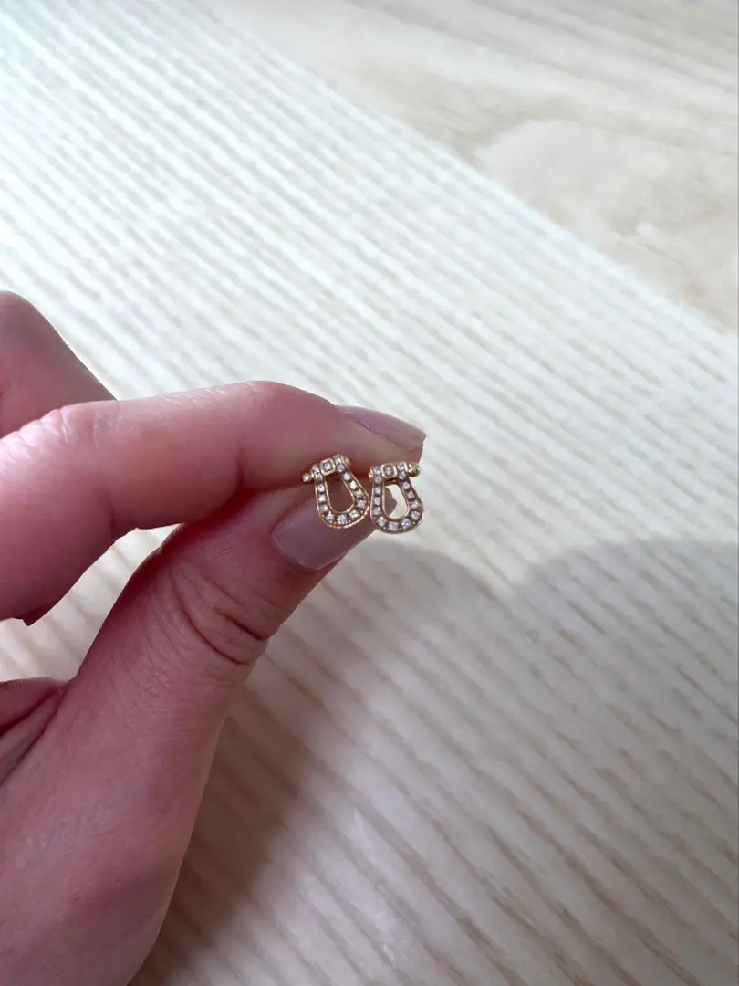 フレッド FRED ピアス サクセス K18YG K18WG 【箱・保付き