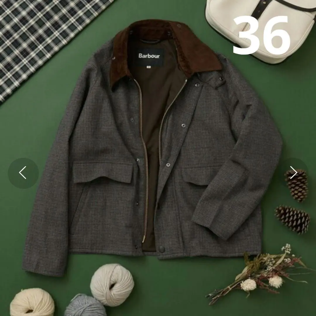 美品☆【Barbour Spey】バブアー スペイ ツイード ウール Barbour（バブアー）SPEY スペイ BLISSTEX TWEEDS ウール