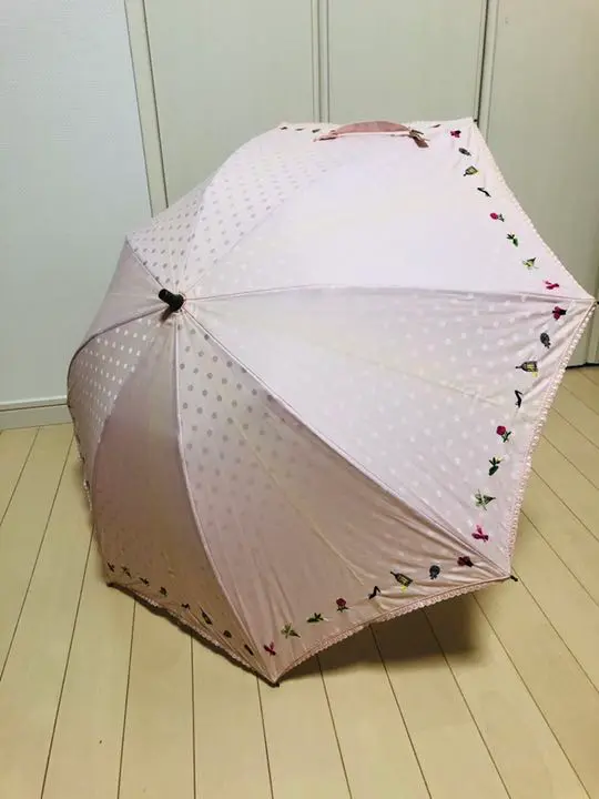 タグ付き Lulu Guinness フラミンゴ 全面刺繍 日傘 キナリ 2025年最新】Lulu Guinness レディース傘の人気アイテム - メルカリ