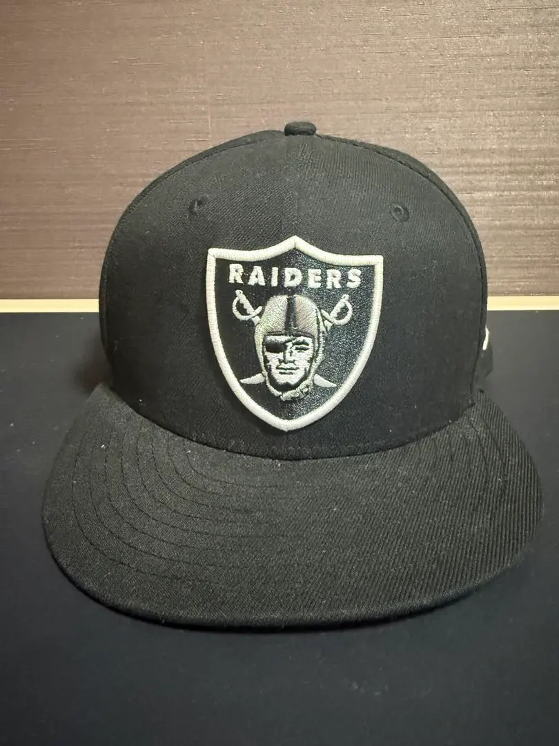 Thumbnail of RAIDERS Black Cap NFL Logo 7 5/8