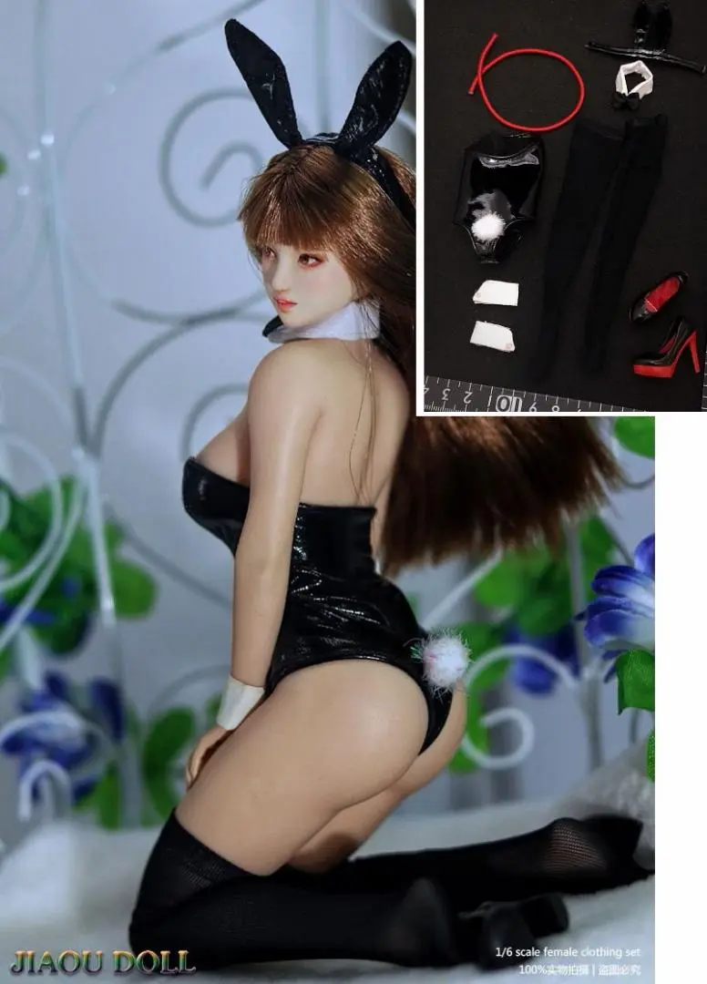 JIAOU DOLL 1/6 シームレス女性素体ペールスキン/中胸　JD-001 1/6 JIAOU嵐 ヘッドレス シームレス 大胸 女の子 フィギュア