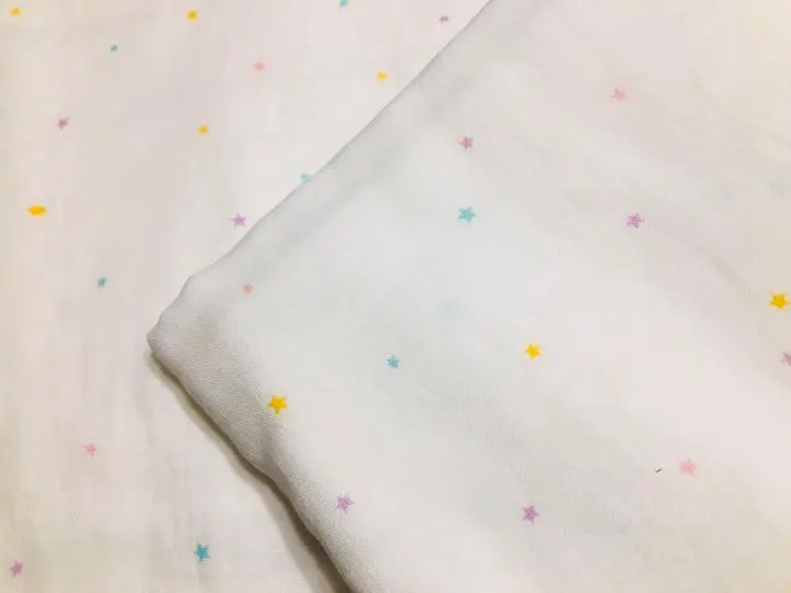Thumbnail of Double gauze mask fabric, stars