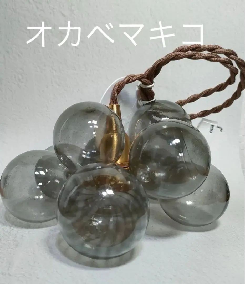 【新品未使用】オカベマキコ しゃぼんリング オカベマキコ しゃぼんリング グレージュ 指輪 ガラス玉