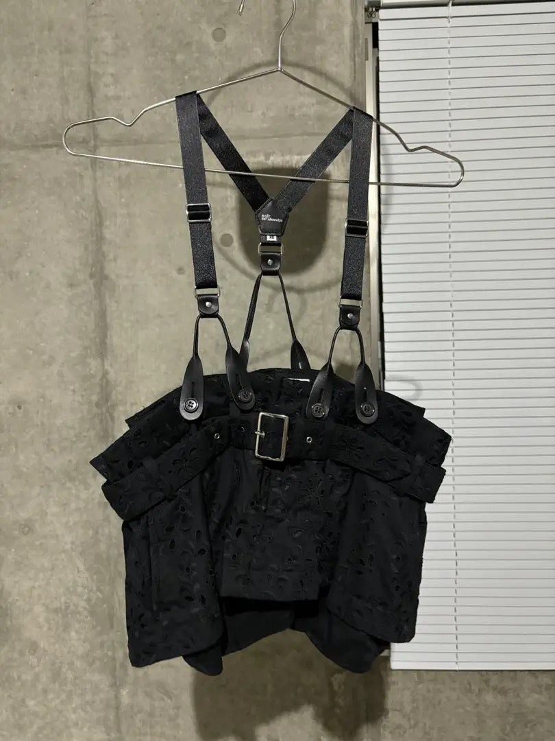 23ss ノワールケイニノミヤ コムデギャルソン バッグ付きサスペンダーハーネス noir kei ninomiya 23ss サスペンダー バッグ ハーネス - メルカリ