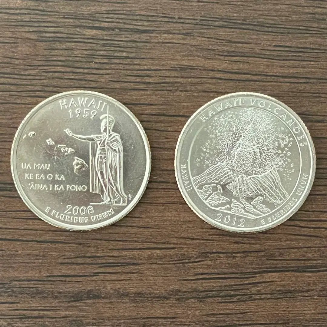 ハワイ王国1883年カラカウア25セント銀貨 1883 Kingdom of Hawaii Quarter Dollar Hawaiian 25 Cents