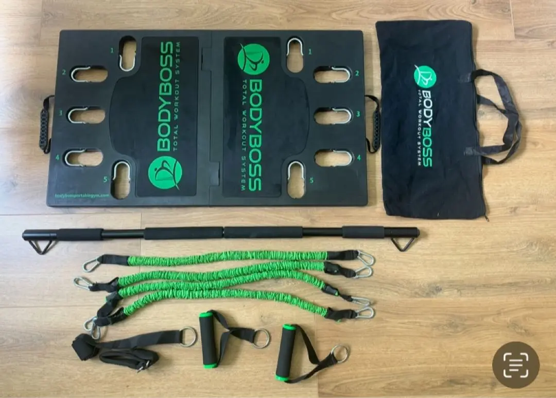 BODYBOSS 2.0 ボディボス ポータブルフィットネス グリーン 経年保管品/未開封品 Amazon.com: BodyBoss Home Gym 2.0 - Full Portable Gym Home