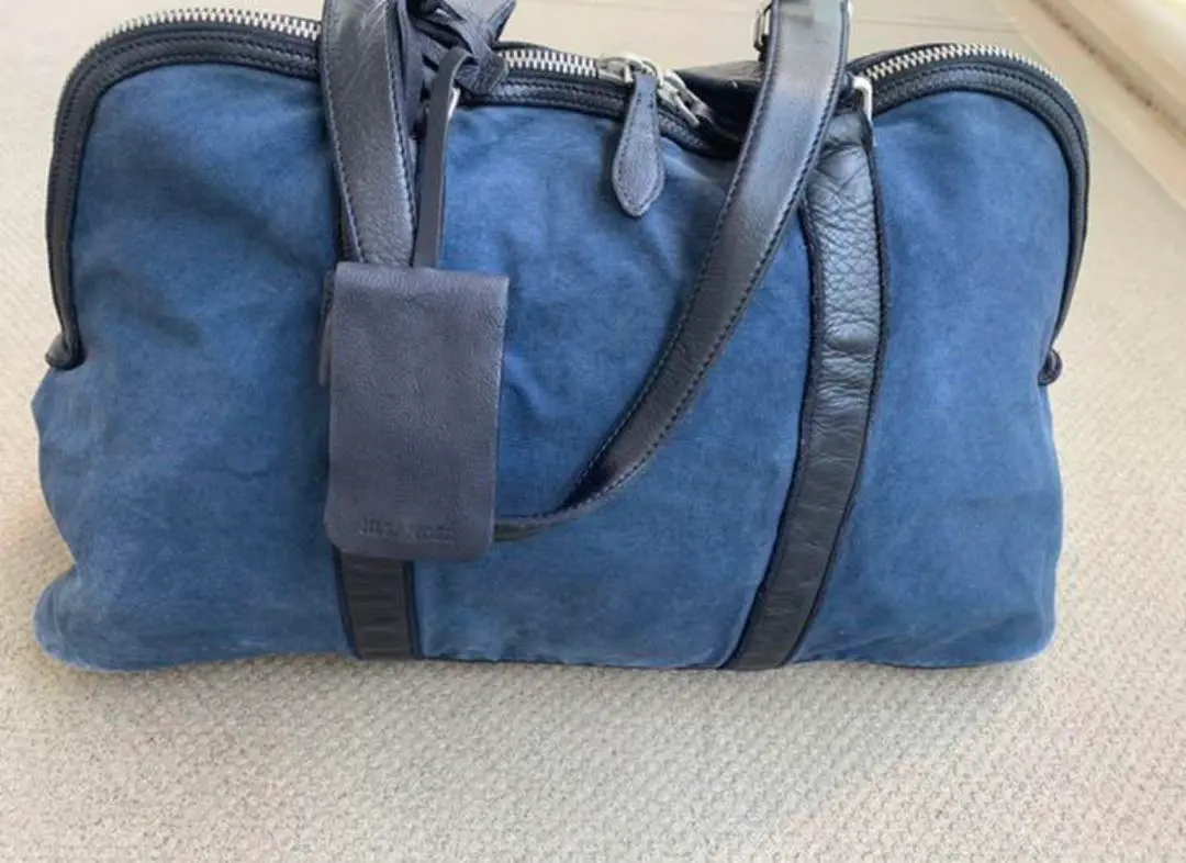 美品】ジルサンダー Jil Sander ボストンバッグ 黒 保存袋付き