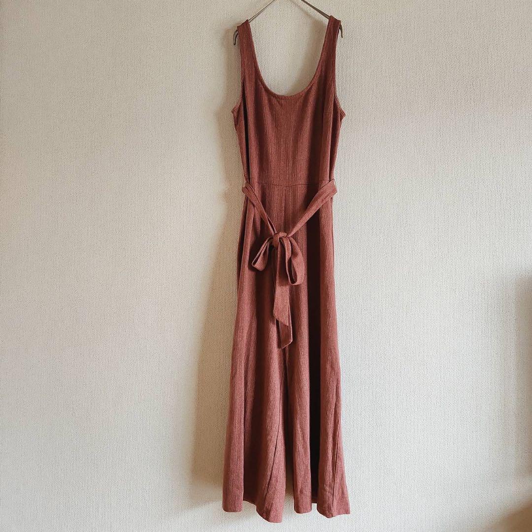Thumbnail of [GAP] (L) Shoulder Strap Maxi Length Overall / Sleeveless / Solid Color