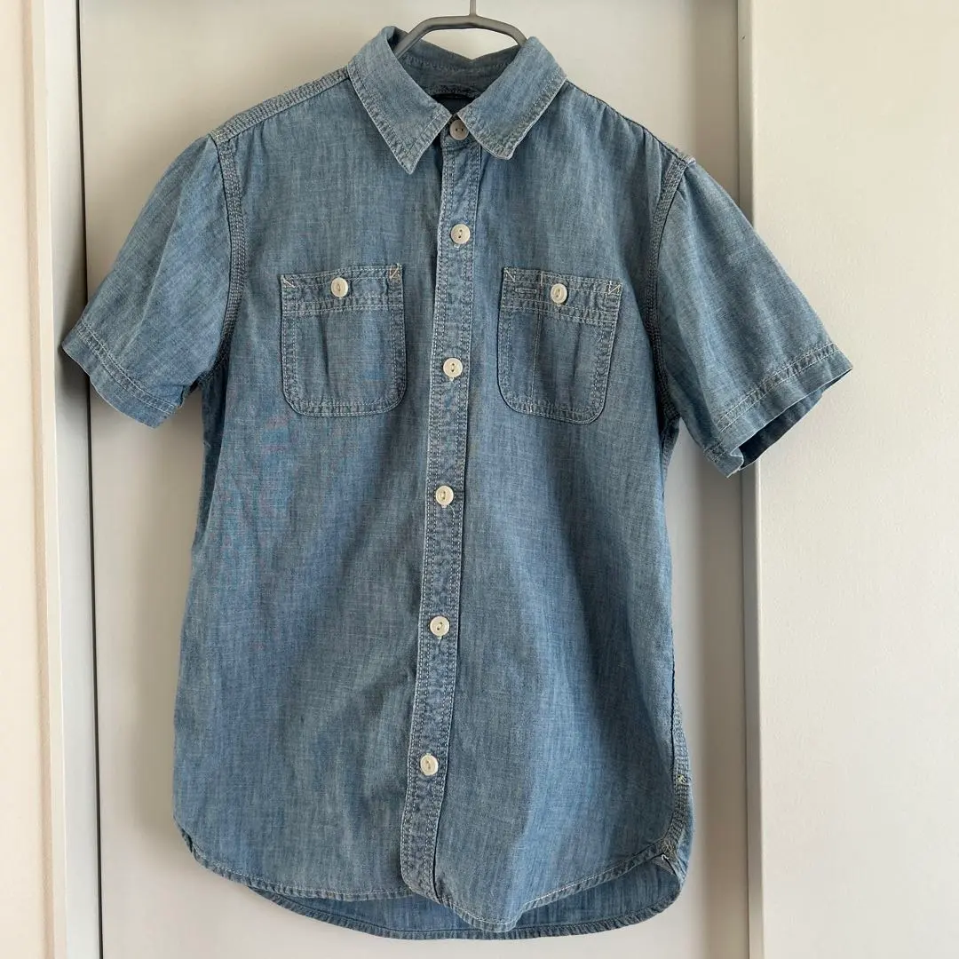 Thumbnail of GapKids Short Sleeve Denim Shirt, Size L