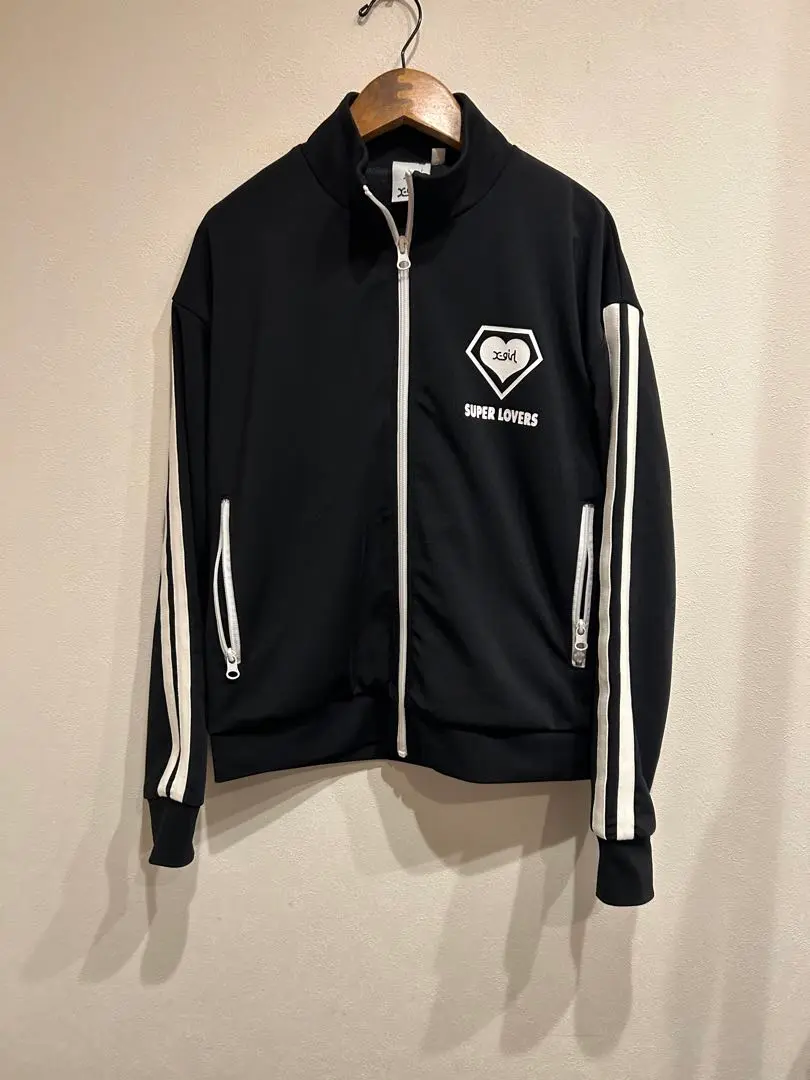 X-girl トラックジャージ Y2k PENCIL SCRIPT LOGO 2WAY TRACK JACKET（ジャージ）｜X-girl