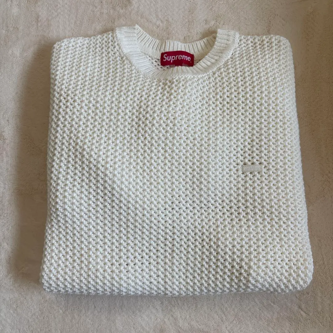 【最終価格】Open Knit Small Box Sweater 22ss Supreme Open Knit Small Box Sweater (SS22) - $138