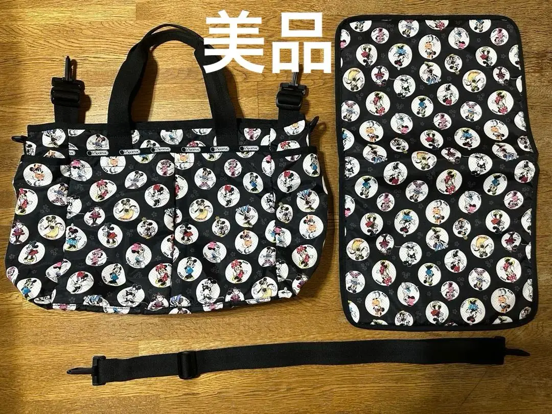 ♦️にのみえ【レスポートサック×ディズニー】✨極美品　ミニボストン LeSportsac - お値下げ レスポートサック ☆ディズニーミニ