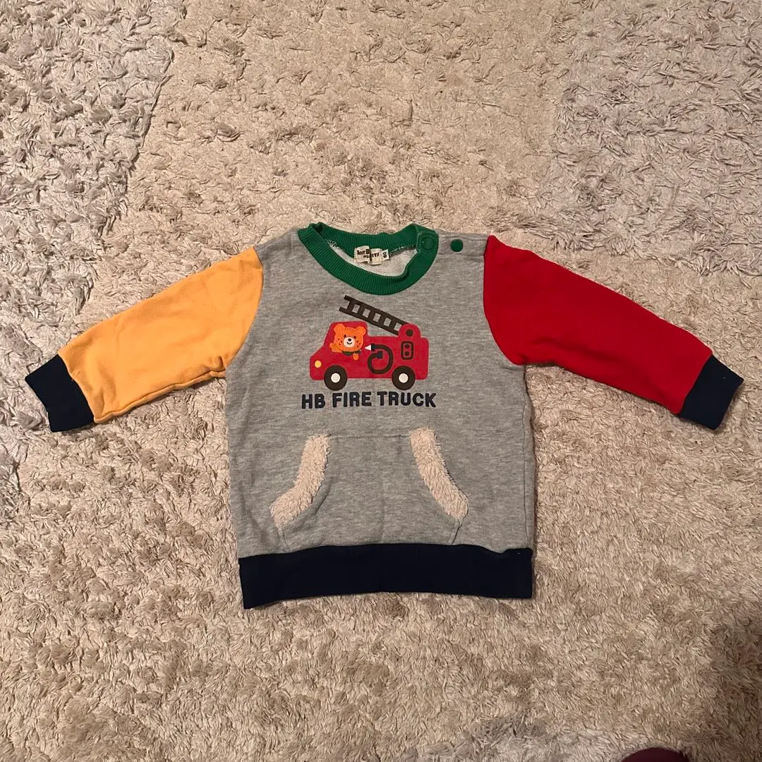 HOTBISCUITS(mikihouse) 消防車款上衣 的縮圖