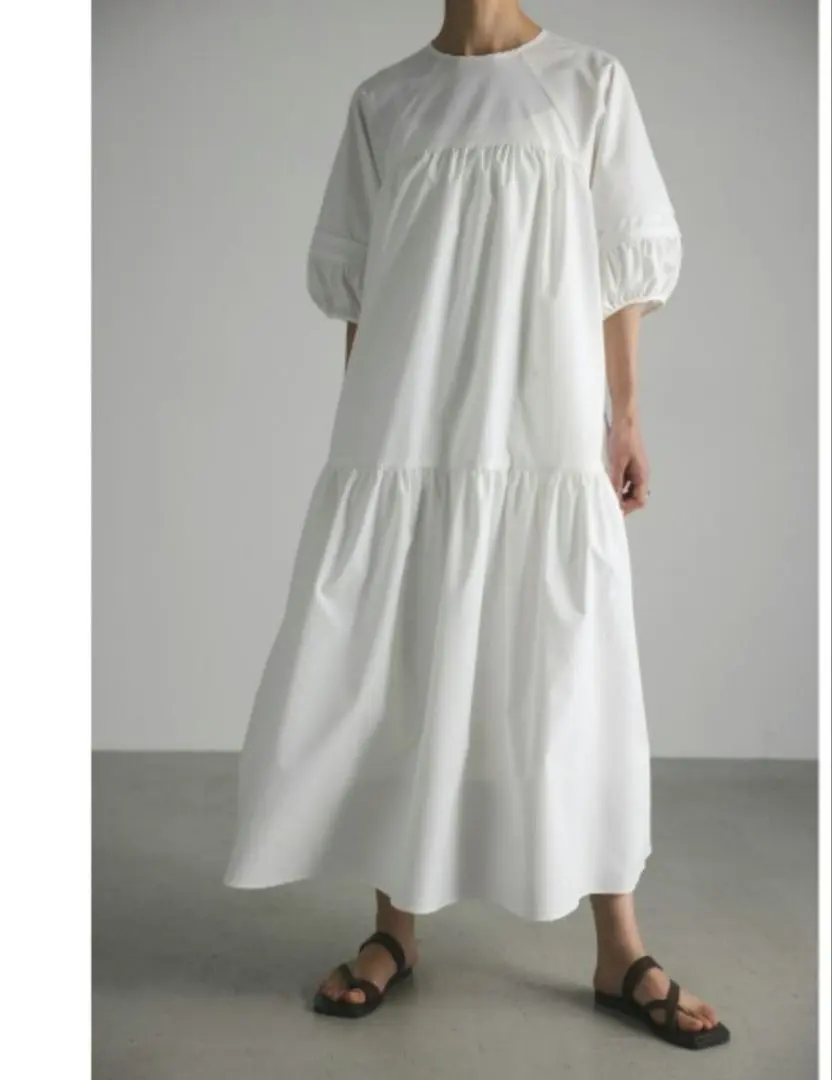 Thumbnail of Stylemixer Piping Lantern Sleeve Dress