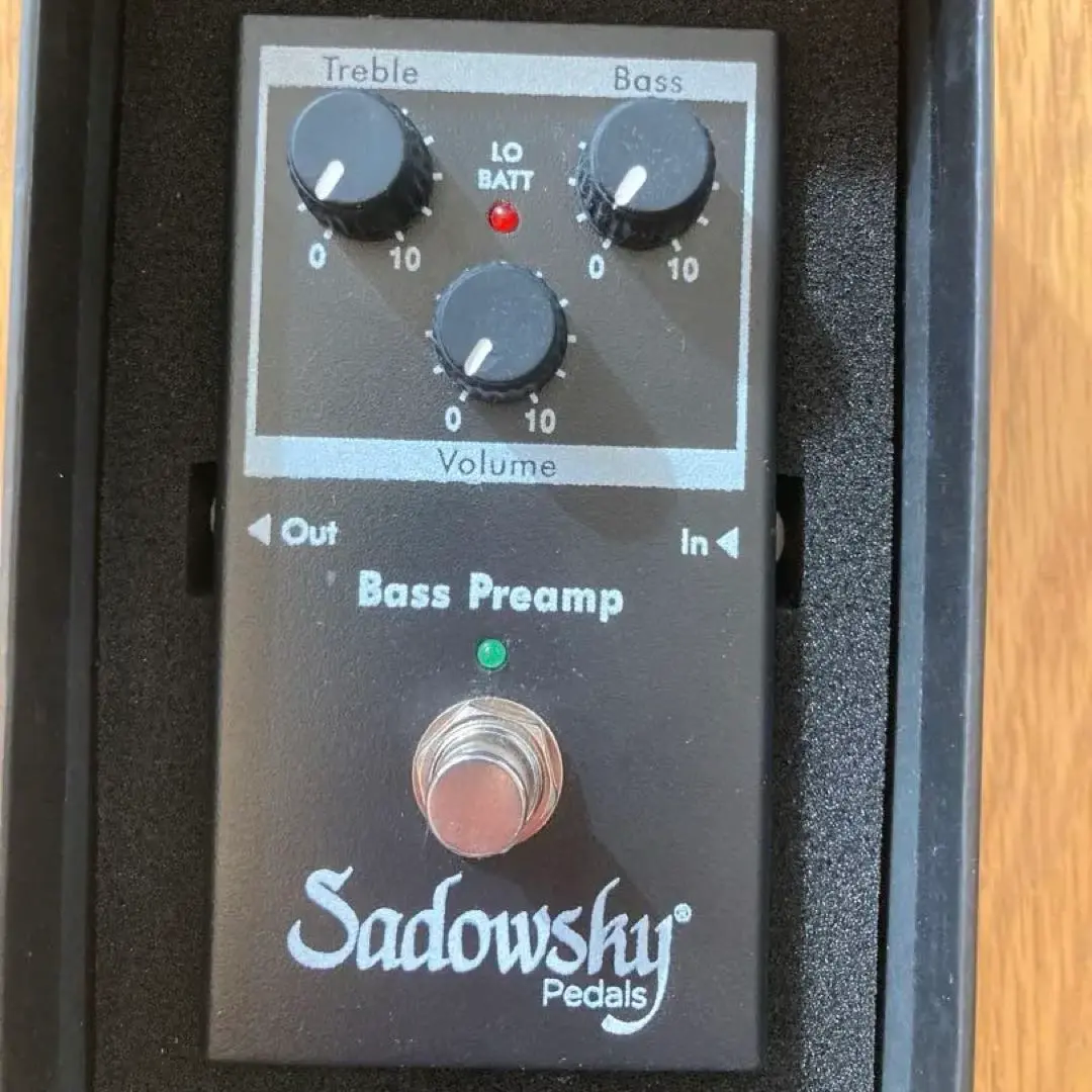 新品同様Sadowsky SBP-2 ベースプリアンプ ベースエフェクター ベースプリアンプ】Sadowsky ”SBP-2” アクティブ・ベース