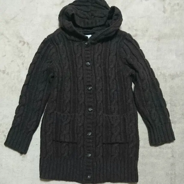 Thumbnail of ☆mao made x 4cups Dark Brown Wool Long Knit Coat