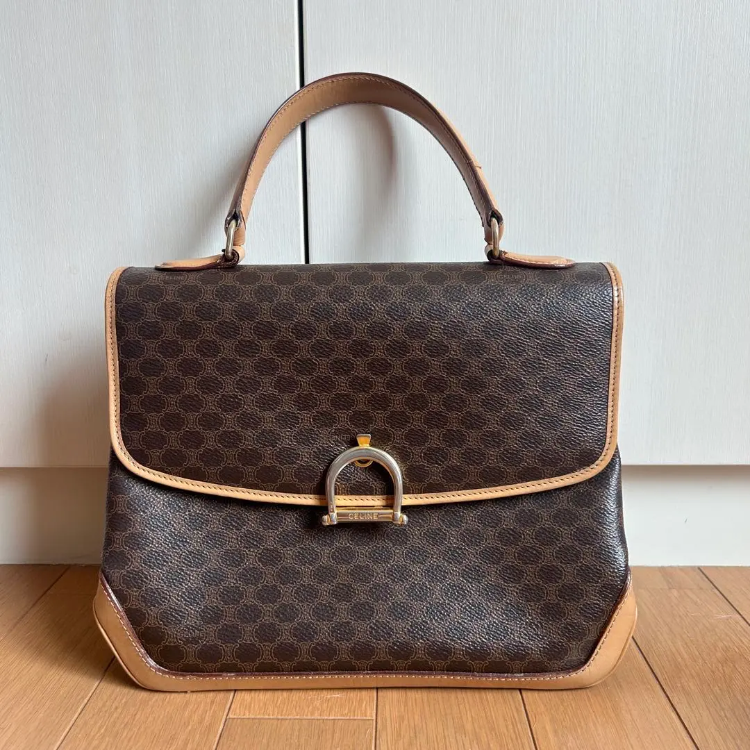 Thumbnail of CELINE Celine Macadam Handbag Old Celine