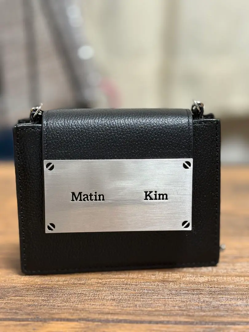 【美品】Matin Kim チェーンウォレット 美品】Matin Kim カードケース/チェーンウォレット/マーティン