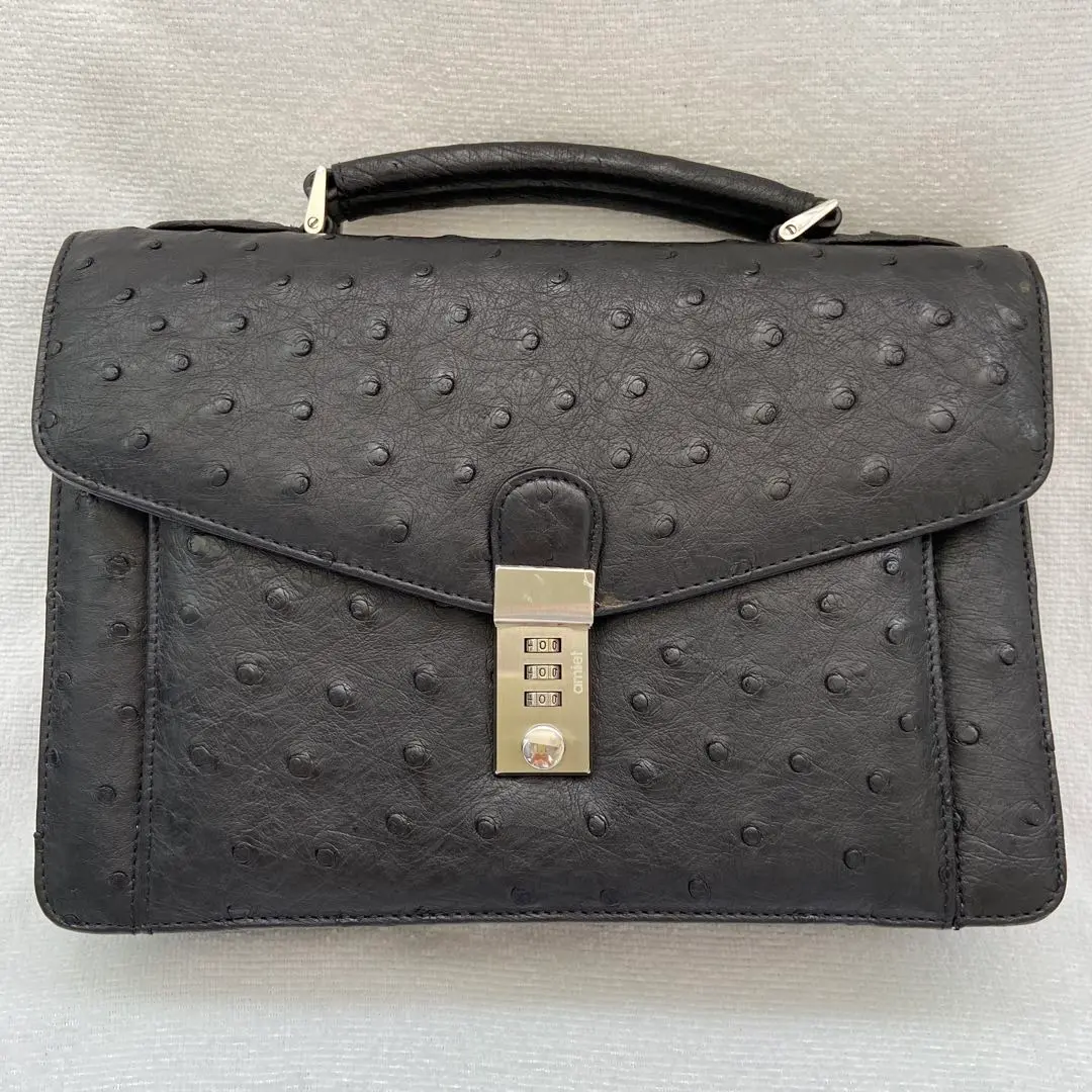 【美品】Ostrichi オーストリッチ ブリーフケース ビジネスバッグ OSTRICH - オーストリッチ OSTRICH バッグ ブリーフケース