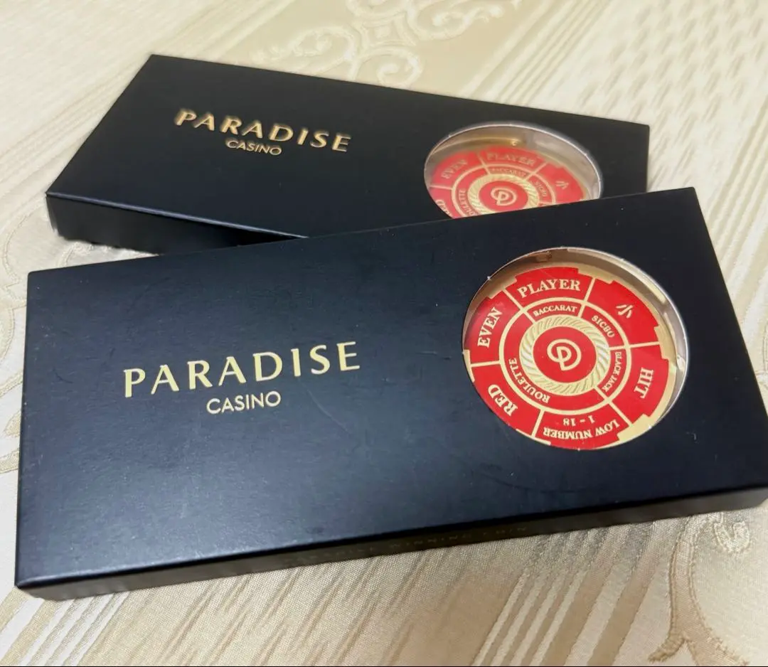Thumbnail of PARADISE CASINO Roulette Keychain Set of 2! Not for Sale