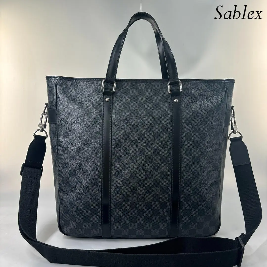 極上美品✨ルイヴィトン N51192 タダオ ダミエグラフィット LOUIS VUITTON ルイ・ヴィトン タダオ バッグ ダミエ・グラ