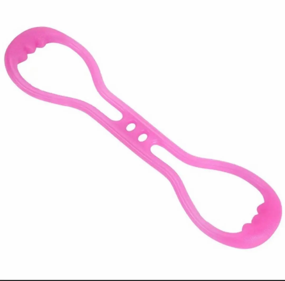 Thumbnail of Pink 8-character training Rubber tube stretch muscle training elastic rubber