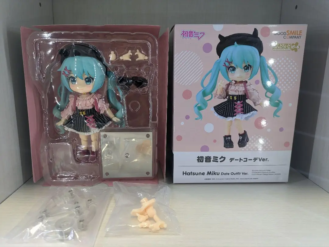ねんどろいどどーる 初音ミク デートコーデ 靴 シューズ 厚底ブーツ ヒール a GOOD SMILE COMPANY - ねんどろいどどーる 初音ミク デート